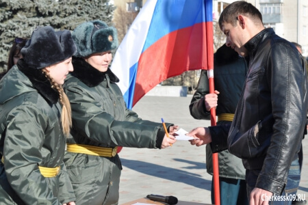 В Черкесске в День защитника Отечества выявили лучших воинов запаса