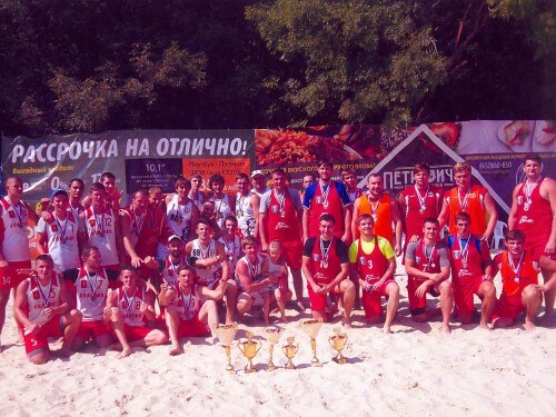 Команда гандболистов из Черкесска стала бронзовым призером XVII Чемпионата России по пляжному гандболу