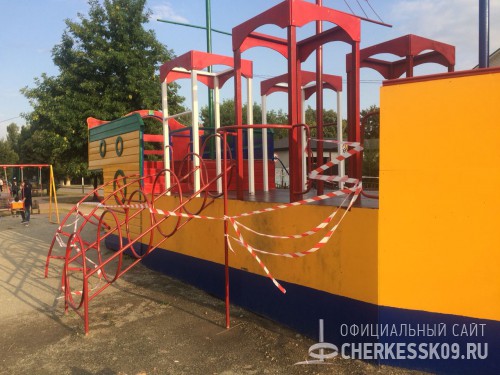Кораблик в сквере по улице Доватора республиканской столицы восстановили на радость детворе