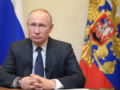 Президент РФ объявил неделю выходных для профилактики коронавируса