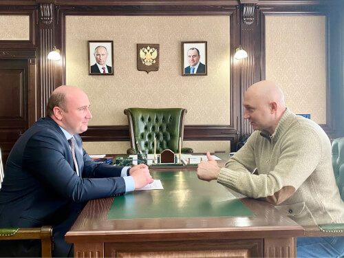 Мэр Черкесска обсудил с депутатом Госдумы Михаилом Старшиновым реализацию в столице республики федеральных проектов